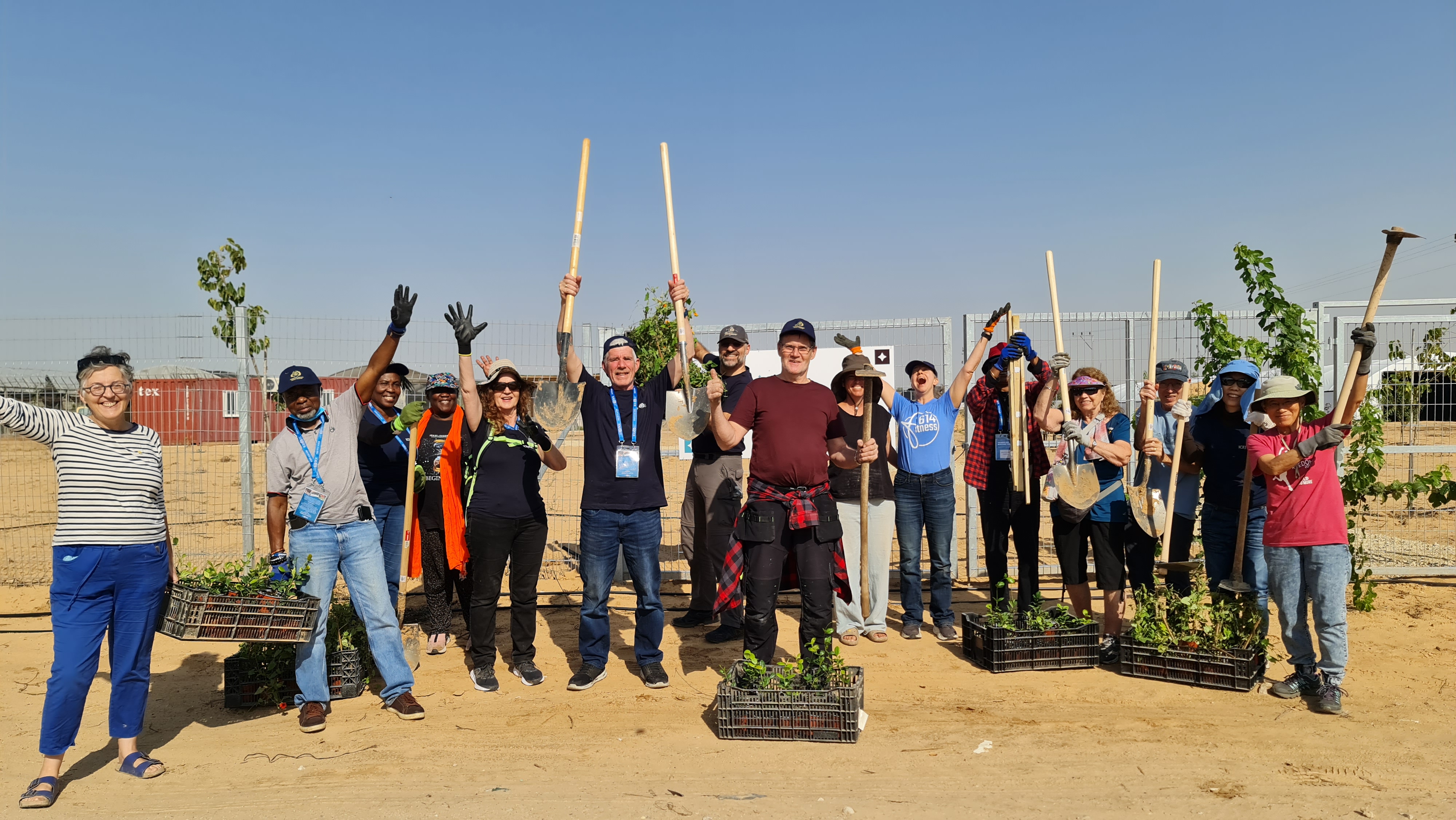 Volunteer tour group